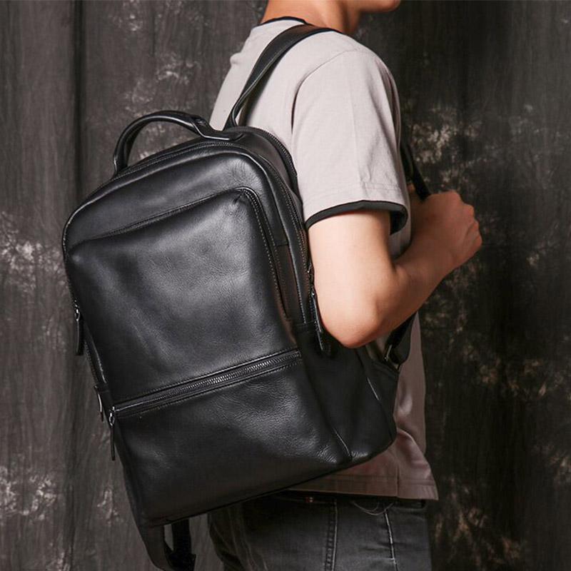 Backpack Large Genuine Leather For Men Business Travel 14inch Laptop Bag Men's Cowhide Shoulder Male School, Brown
Backpack Large Genuine Leather For Men Business Travel 14inch Laptop Bag Men's Cowhide Shoulder Male School, Brown