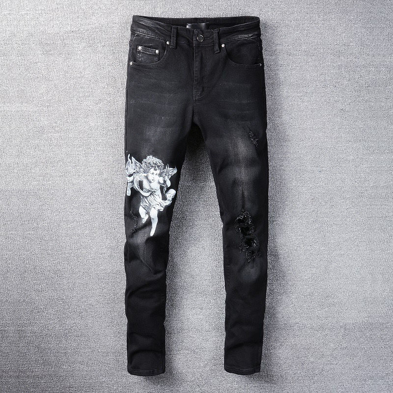 22s Amiri jeans Designer men hip-hop fashion zipper hole wash jeans pants retro fold stitching mens design motorcycle riding cool slim pant black jean for women, I need see other product
22s Amiri jeans Designer men hip-hop fashion zipper hole wash jeans pants retro fold stitching mens design motorcycle riding cool slim pant black jean for women, I need see other product