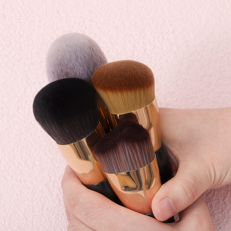 Bethy Beauty Flat Top Foundation Brush Angled Synthetic Professional Liquid Blending Mineral Powder Makeup Tool 220722