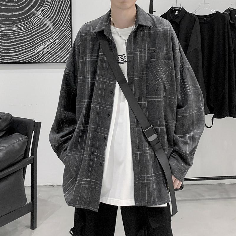 Spring Autumn Long Sleeve Plaid Shirt Men's Baggy Fashion Trend Casual High Quality Camisas De Hombre Men Clothing BC50CS Shirts, Style2
Spring Autumn Long Sleeve Plaid Shirt Men's Baggy Fashion Trend Casual High Quality Camisas De Hombre Men Clothing BC50CS Shirts, Style2