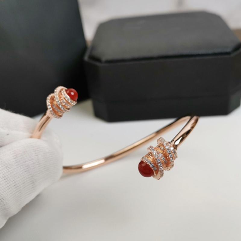 Bangle Brand Jewelry 925 Sterling Silver Women's Spin Ball Bracelet Wedding Open Rose Gold Elastic Banquet GifBangle
Bangle Brand Jewelry 925 Sterling Silver Women's Spin Ball Bracelet Wedding Open Rose Gold Elastic Banquet GifBangle