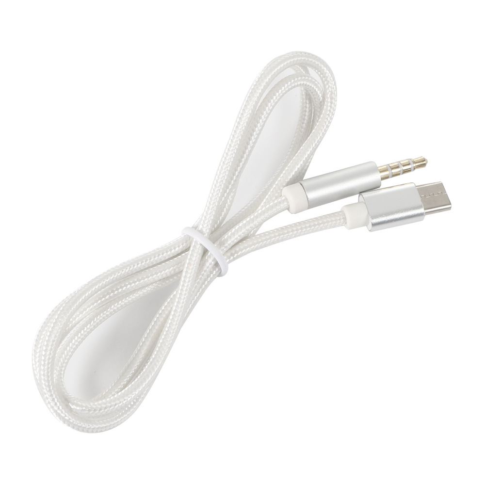 Car AUX Cable To Type C Cables 3.5mm Jack Stereo Audio for AUX Type-c