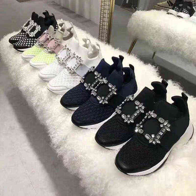 Dress Shoes Women Sneakers Sandals Casual Mesh Breathable Sport Loafers Luxury Rhinestone Square Buckle Running Shoes 220402, Black face - black buckle
Dress Shoes Women Sneakers Sandals Casual Mesh Breathable Sport Loafers Luxury Rhinestone Square Buckle Running Shoes 220402, Black face - black buckle