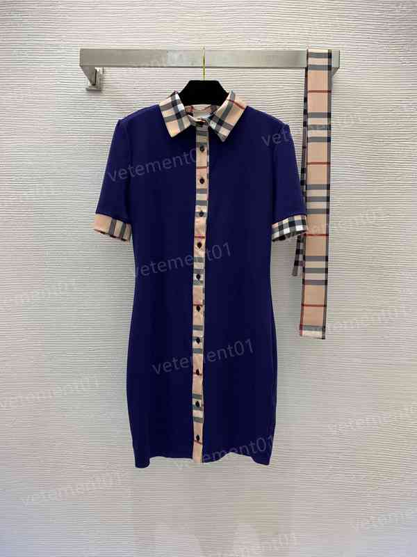Womens Designer Dresses Fashion Brand Classic Logo Plaid Belt High Quality Polo Dress Casual Long Dress For Women Clothing Size -XXL
Womens Designer Dresses Fashion Brand Classic Logo Plaid Belt High Quality Polo Dress Casual Long Dress For Women Clothing Size -XXL