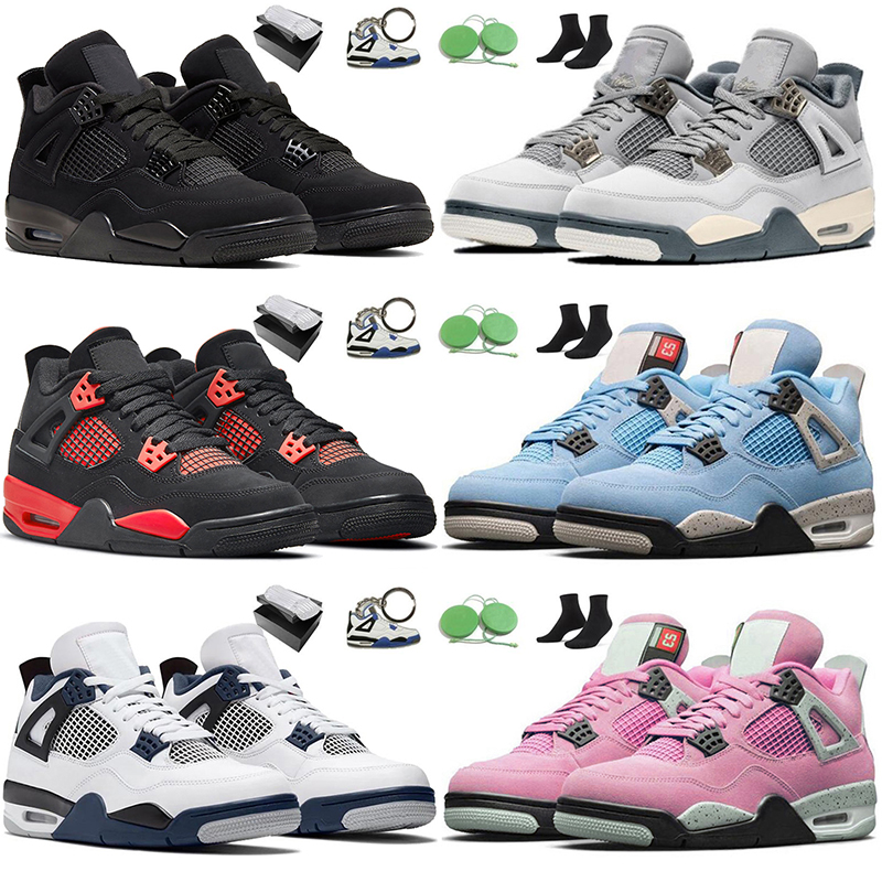With Original Jumpman 4 4s IV Designer J4 Basketball Shoes For Mens Womens Offs White Blue Thunder Craft Military Black Cat Peach Violet, A#8 new bred 36-47
With Original Jumpman 4 4s IV Designer J4 Basketball Shoes For Mens Womens Offs White Blue Thunder Craft Military Black Cat Peach Violet, A#8 new bred 36-47
