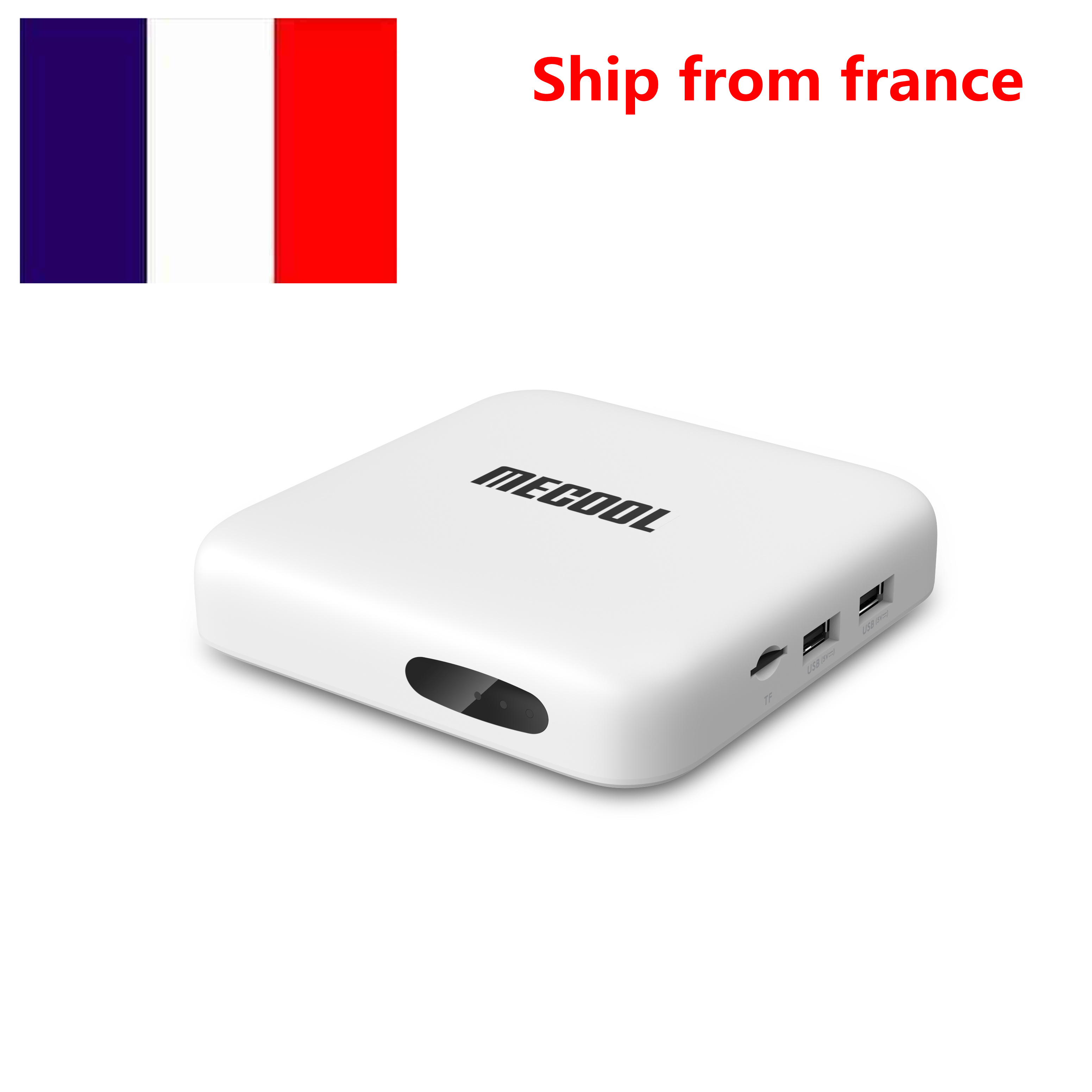Ship from france Mecool KM2 Android 10 TV Box Amlogic S905X2 2GB DDR4 8GB ROM 5G DUAL WIFI 100M LAN