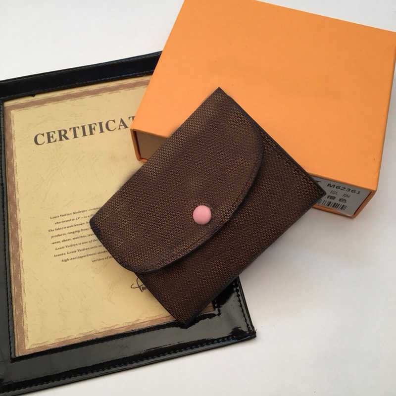 Designers wallets Fashion Single Zipper pocke Men and Women leather wallet Luxurys purse with Box Card