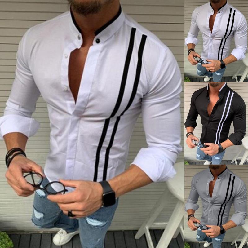 Men Shirts Office Work Slim Fit Long Sleeve Business Casual Mens Striped Stand Collar Tops Autumn Cotton Men's, Black
Men Shirts Office Work Slim Fit Long Sleeve Business Casual Mens Striped Stand Collar Tops Autumn Cotton Men's, Black