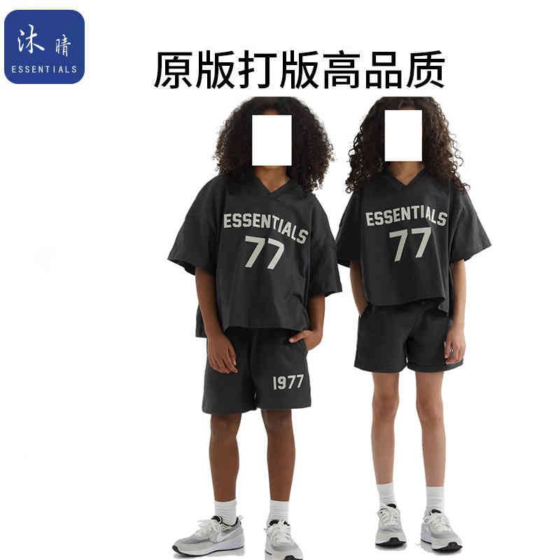 Sentials Multi Thread Children's T-shirt Fog Niche Fashion Br Loose Cotton Short Sleeve High StreetEuropean American fashion all-match t-shirts for men and women, Black
Sentials Multi Thread Children's T-shirt Fog Niche Fashion Br Loose Cotton Short Sleeve High StreetEuropean American fashion all-match t-shirts for men and women, Black