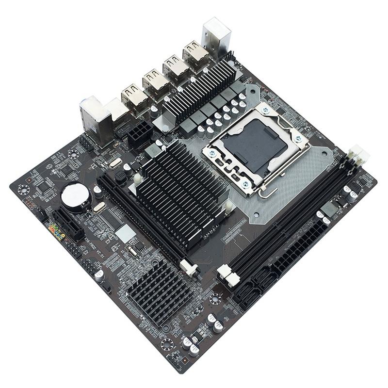 

Motherboards X58 Motherboard LGA 1366 Supports DDR3 Support REG ECC Server E5520 X5650 Memory CPU Mainboard