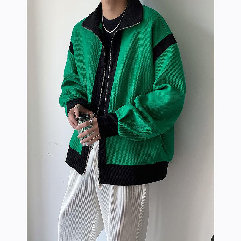 Men's Jackets Autumn Knit Jacket Men's Fashion Casual Track Men Korean Loose Black/Green Zipper Outwear -2XLMen's
Men's Jackets Autumn Knit Jacket Men's Fashion Casual Track Men Korean Loose Black/Green Zipper Outwear -2XLMen's