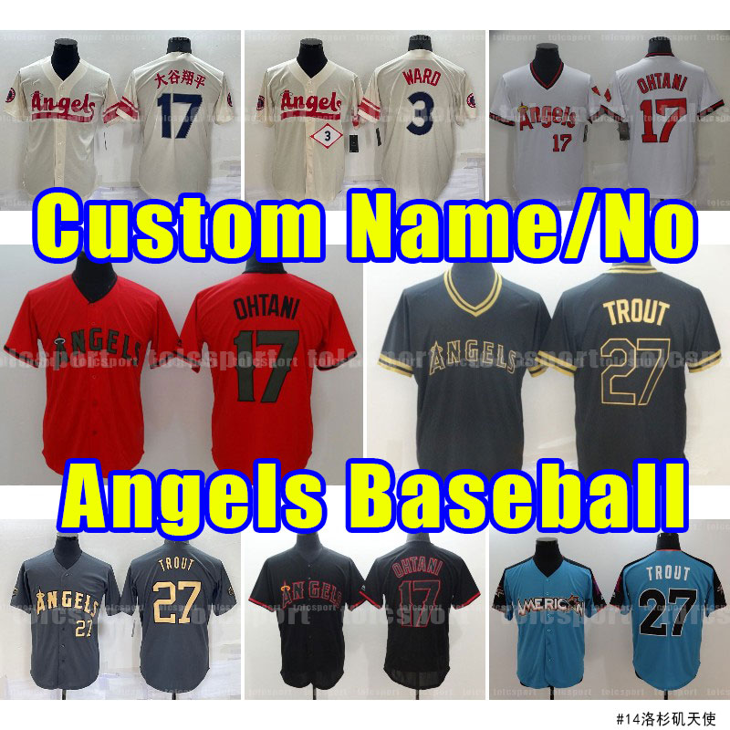 Los 27 Mike Trout Angels Baseball Jerseys 17 Shohei Ohtani Anthony Rendon Dylan Bundy Jared Walsh David Fletcher Justin Upton Men Angeles, As shown
Los 27 Mike Trout Angels Baseball Jerseys 17 Shohei Ohtani Anthony Rendon Dylan Bundy Jared Walsh David Fletcher Justin Upton Men Angeles, As shown