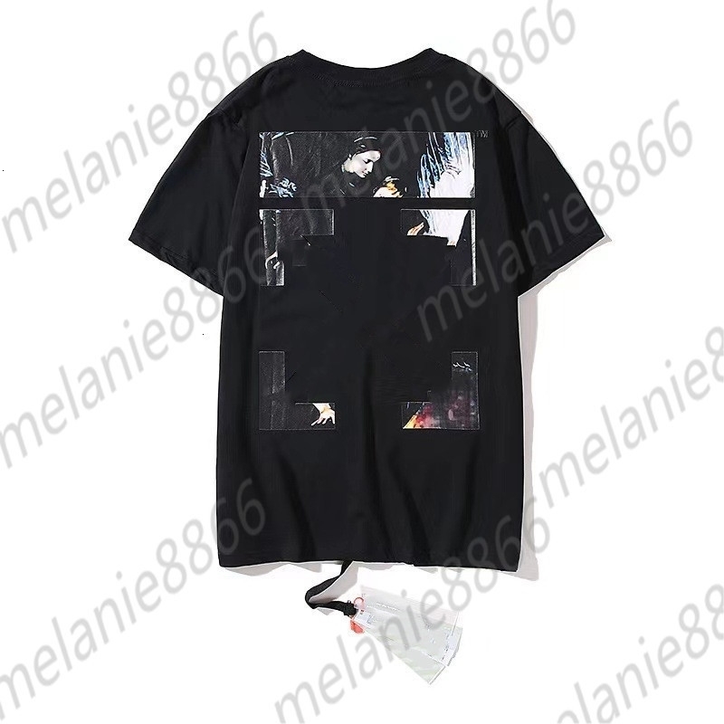Tide Brand Off Style White Women' Men' T-shirts Religious Virgin Graffiti Oil Painting Arrow Short Tshirt Men Women Ow Half Sleeve
Tide Brand Off Style White Women' Men' T-shirts Religious Virgin Graffiti Oil Painting Arrow Short Tshirt Men Women Ow Half Sleeve