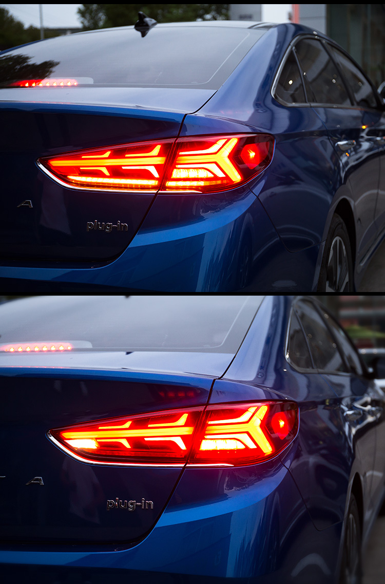 Car Goods Taillamp For Sonata 9 LED Tail Light 20 17-20 18 Hyundai Auto Running Lights LED Fog Brake Turn Signal
