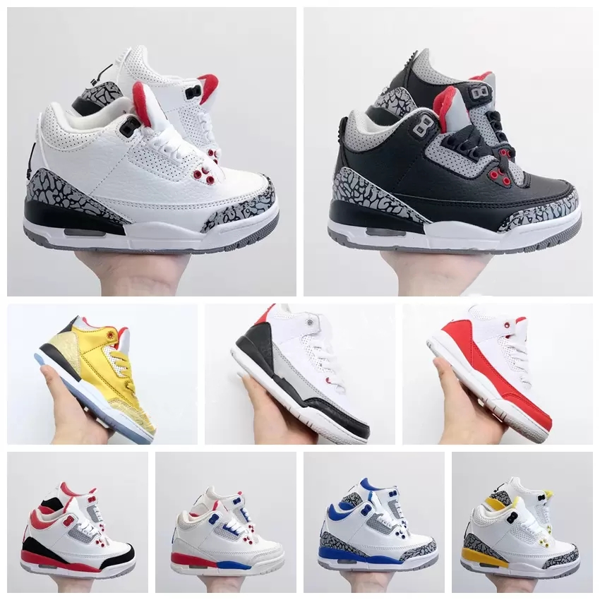 2022 Kids Shoes Toddler Designer Jumpman 3 Running Basketball Shoe J3 Childrens Shoes Sneaker Girls Boys White Black Sports All Match Sneakers Size 25-35
2022 Kids Shoes Toddler Designer Jumpman 3 Running Basketball Shoe J3 Childrens Shoes Sneaker Girls Boys White Black Sports All Match Sneakers Size 25-35
