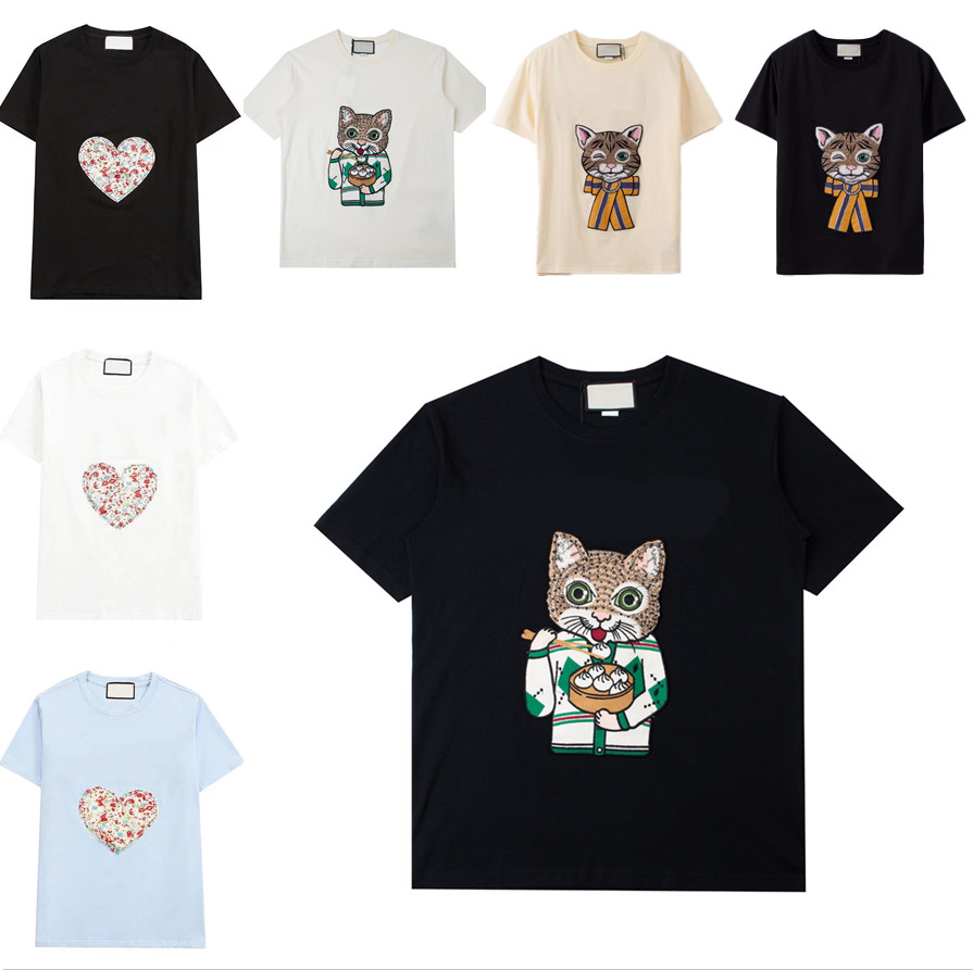 guccie 21ss Womens Mens designer T Shirts Fashion printing cat Letters Printing Short Sleeve casual Lady Tees Women s T-shirts asian szie guccy, Hi
guccie 21ss Womens Mens designer T Shirts Fashion printing cat Letters Printing Short Sleeve casual Lady Tees Women s T-shirts asian szie guccy, Hi