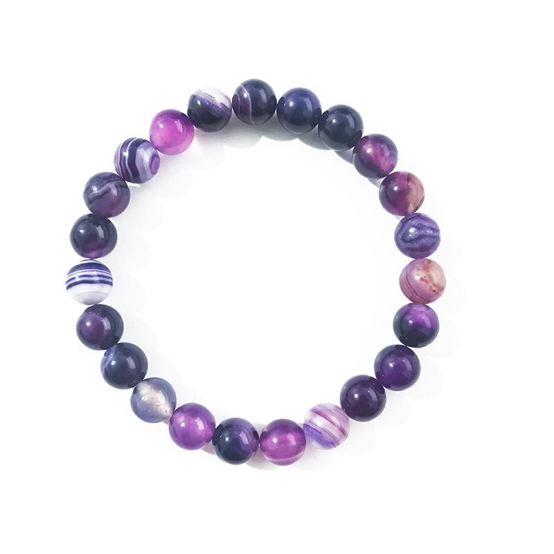 Beaded, Strands Natural Purple Amethysts Agates Chalcedony Stone Beads Bracelet Jewelry For Women Men Femme Homme Gem Gift
Beaded, Strands Natural Purple Amethysts Agates Chalcedony Stone Beads Bracelet Jewelry For Women Men Femme Homme Gem Gift