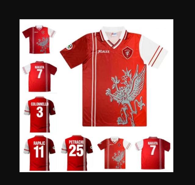 1998 1999 Perugia retro soccer jersey 98 99 Associazione Calcistica Perugia Calcio NAKATA RAPAJC PETRACHI vintage classic football shirt, Home jersey
1998 1999 Perugia retro soccer jersey 98 99 Associazione Calcistica Perugia Calcio NAKATA RAPAJC PETRACHI vintage classic football shirt, Home jersey