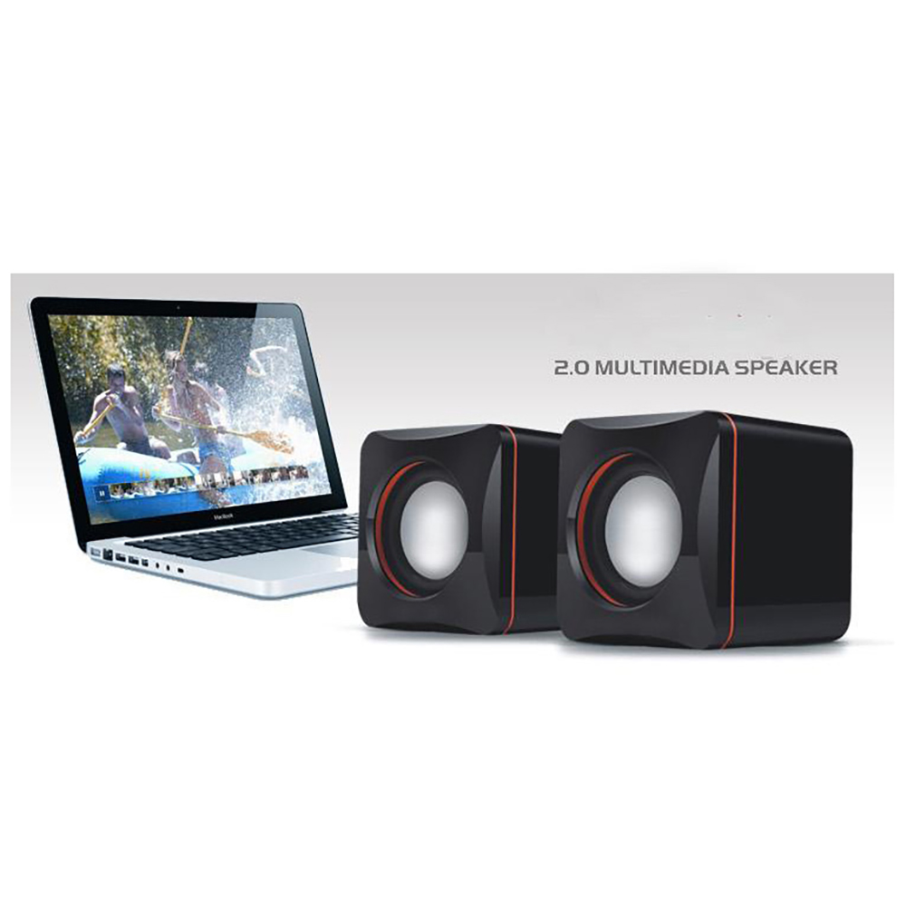 Universal USB 20 Music Speaker 35mm Pulg Mini Music Stereo Speakers For Multimedia Desktop Computer Notebook