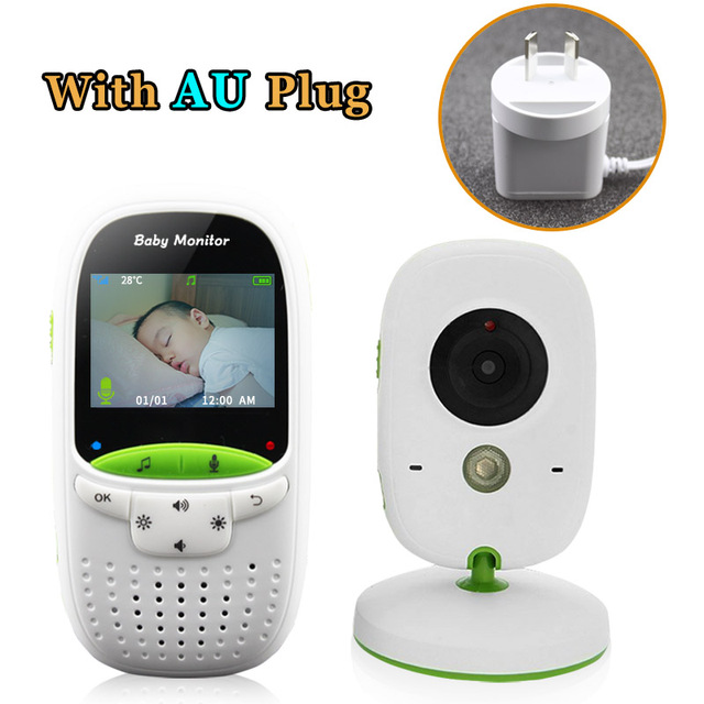 Wireless 2.0 inch Video Color Baby Monitor Security Camera Baby Nanny Intercom Night Vision Temperature Monitoring