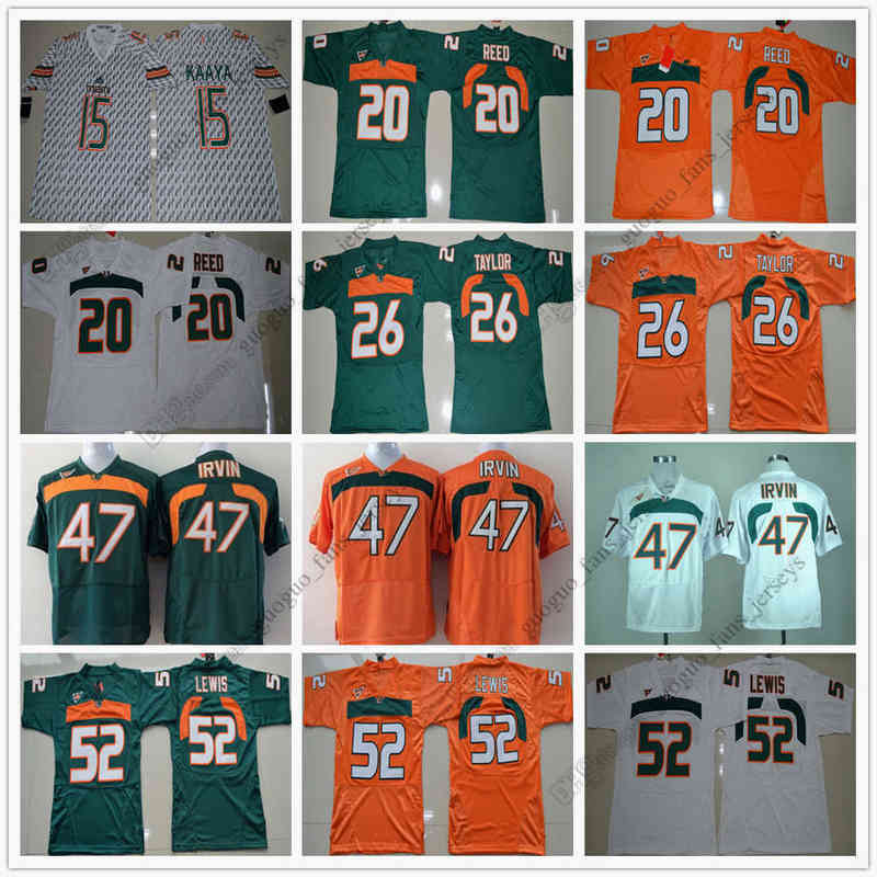 NCAA Miami Hurricanes Football Jersey Brad Kaaya Ed Reed Sean Taylor Michael Irvin Ray Lewis High Quality Jersey Size S, As picture
NCAA Miami Hurricanes Football Jersey Brad Kaaya Ed Reed Sean Taylor Michael Irvin Ray Lewis High Quality Jersey Size S, As picture