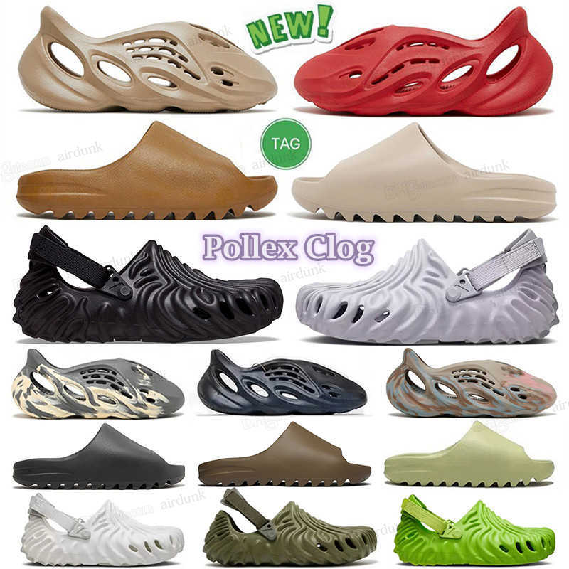 Designer sandals men women sandal Black Resin bone Ochre slippers Foam Runner Vermilion Stone Sage Sulfur sliders pollex clogs mens womens