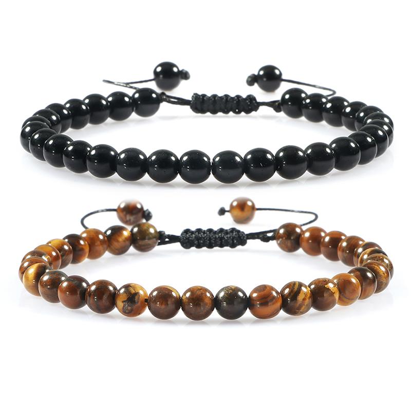 Beaded, Strands Men Bracelet 6MM Natural Stone Tiger Eyes Beads Braided Bracelets Buddha Rosary Healing Bangles Women Charm Yoga Energy Jewe
Beaded, Strands Men Bracelet 6MM Natural Stone Tiger Eyes Beads Braided Bracelets Buddha Rosary Healing Bangles Women Charm Yoga Energy Jewe