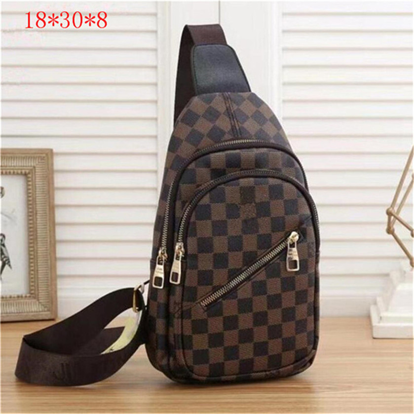 Black grid Cross Body Shoulder handmade fashion men sling bag body messenger bags 18 colors outdoor women waist pack chest bagS student
Black grid Cross Body Shoulder handmade fashion men sling bag body messenger bags 18 colors outdoor women waist pack chest bagS student