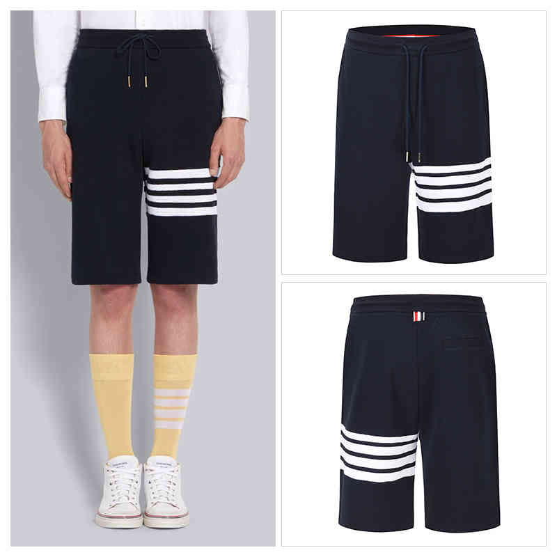 Tb Thom Shorts Men Women Waffle 4-bar Stripe Summer Bottoms Luxury Brand 100% Cotton Sports Jogger Korean Style Shortpants, Gray
Tb Thom Shorts Men Women Waffle 4-bar Stripe Summer Bottoms Luxury Brand 100% Cotton Sports Jogger Korean Style Shortpants, Gray