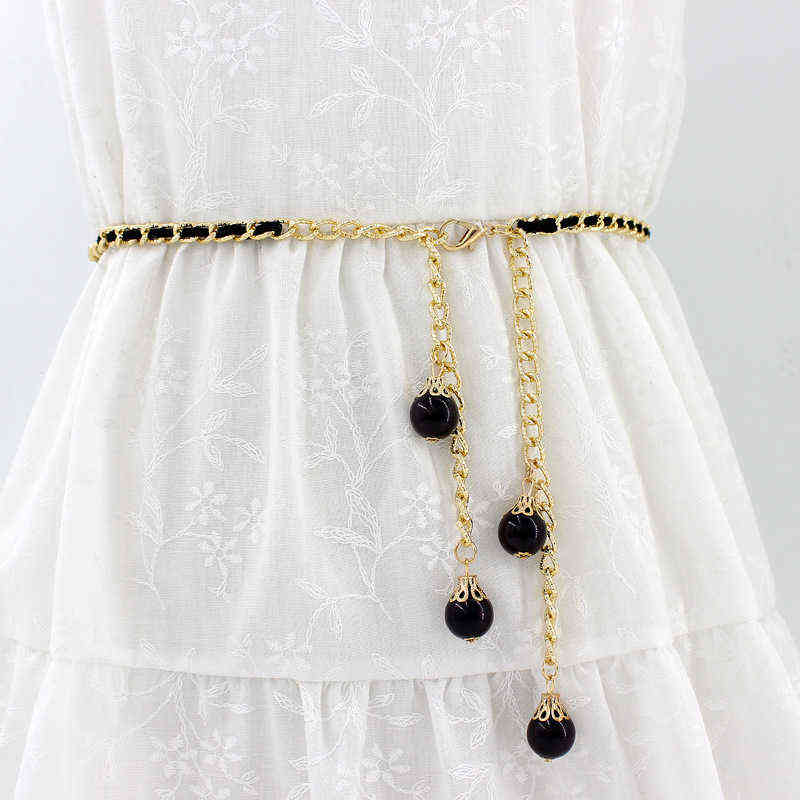 Decoration Belt Skirt Waist Bring Sweet Korean Fashion Joker Metal Waist Chain Woman Decoration Belt Woman Belts For Dress L220728, Black
Decoration Belt Skirt Waist Bring Sweet Korean Fashion Joker Metal Waist Chain Woman Decoration Belt Woman Belts For Dress L220728, Black