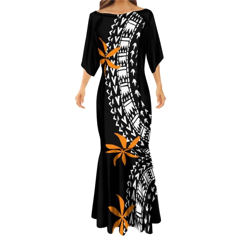 Lady Mermaid Dress Couples Dress Polynesian Tribal Custom Half Sleeve Personality Women Long Ethnic Style Fishtail Dress 220706, 20220420151031
Lady Mermaid Dress Couples Dress Polynesian Tribal Custom Half Sleeve Personality Women Long Ethnic Style Fishtail Dress 220706, 20220420151031