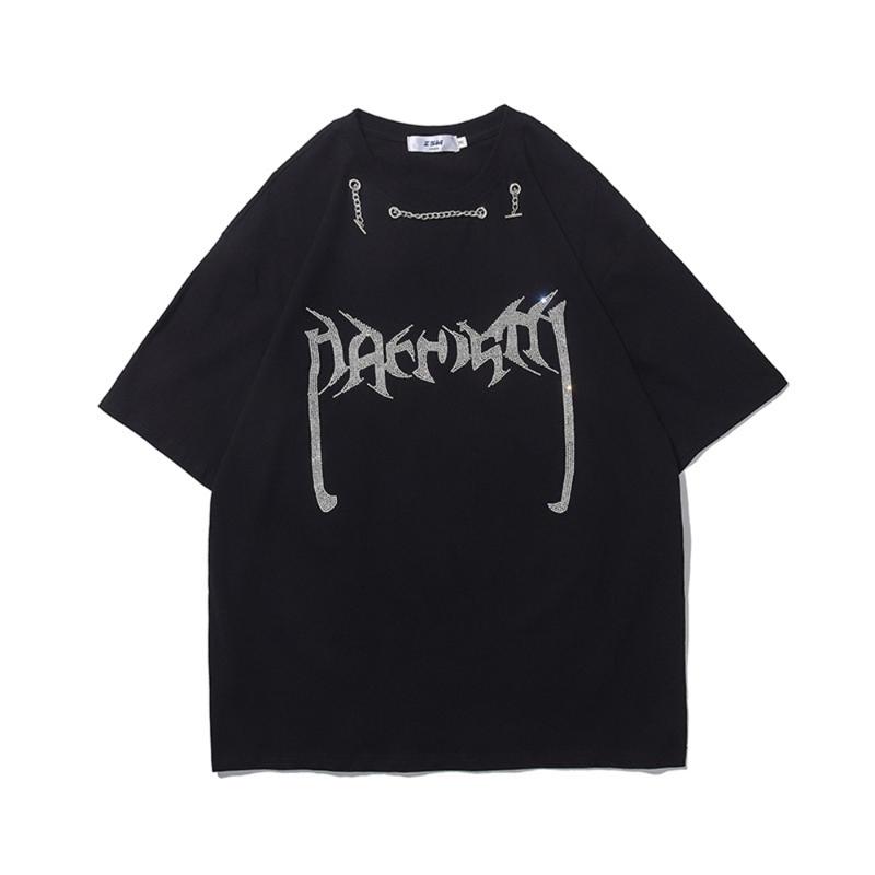 Men's T-Shirts Letters Rhinestone Short Sleeve T-shirt Men Streetwear Chain T Shirt Hip Hop Harajuku Loose Tees Tops 2022 Summer Cotton, Black
Men's T-Shirts Letters Rhinestone Short Sleeve T-shirt Men Streetwear Chain T Shirt Hip Hop Harajuku Loose Tees Tops 2022 Summer Cotton, Black