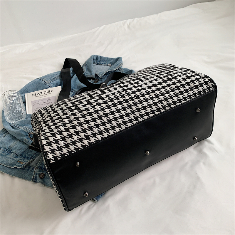 YILIAN Large capacity travel bag, wool and leather large, stylish, fitness, waterproof, fashion everything 220509
