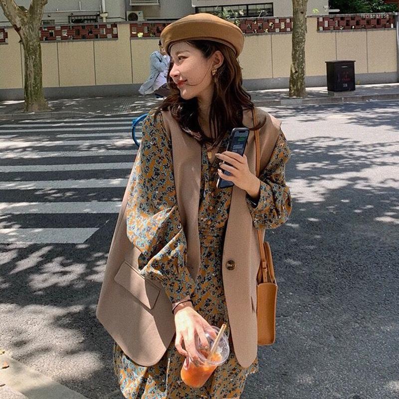Women' Vests Korean Style Vintage Women Vest Spring Summer Autumn Sleeveless Jacket Elegant Ladies Casual Fashion Black Khaki Waistcoat Luc
Women' Vests Korean Style Vintage Women Vest Spring Summer Autumn Sleeveless Jacket Elegant Ladies Casual Fashion Black Khaki Waistcoat Luc