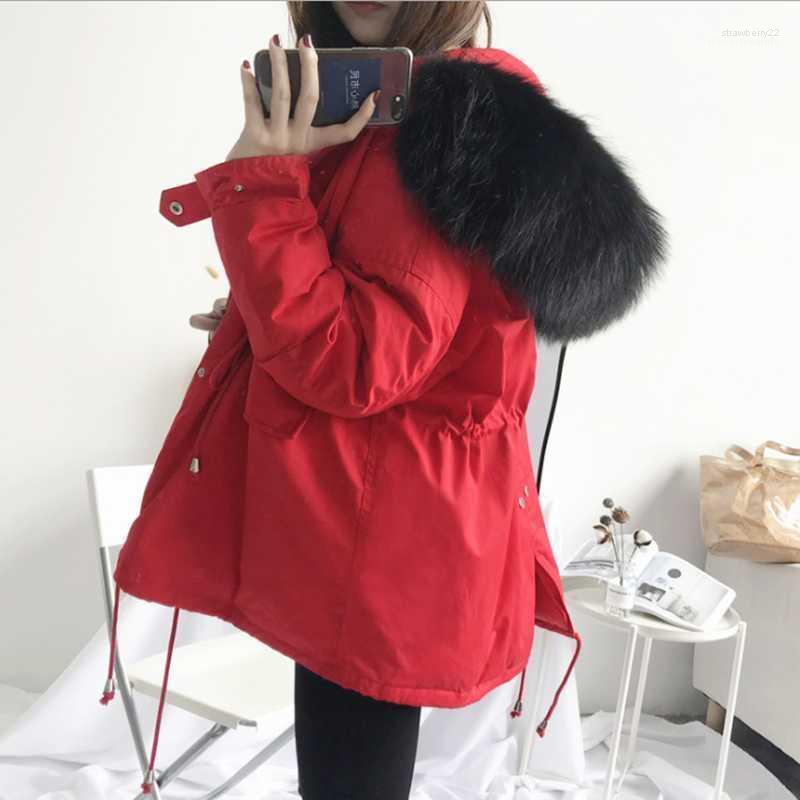 Women' Down & Parkas 2022 Winter Style Women Jacket Short Female Beautiful Collar Cotton Fashion Loose Red Pure Color Warm Overcoat1 Stra22, Black mock col
Women' Down & Parkas 2022 Winter Style Women Jacket Short Female Beautiful Collar Cotton Fashion Loose Red Pure Color Warm Overcoat1 Stra22, Black mock col
