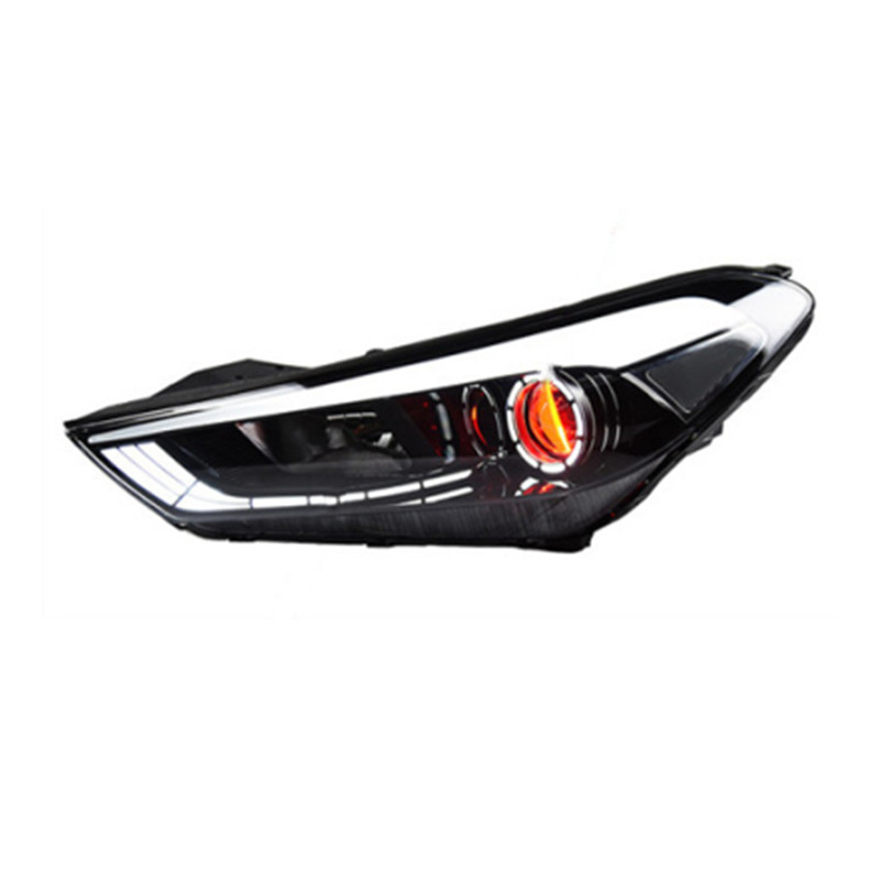 High Beam LED Lights For Hyundai Tucson LED Headlight 15-18 Car Headlights DRL Turn Signal Front Lamp