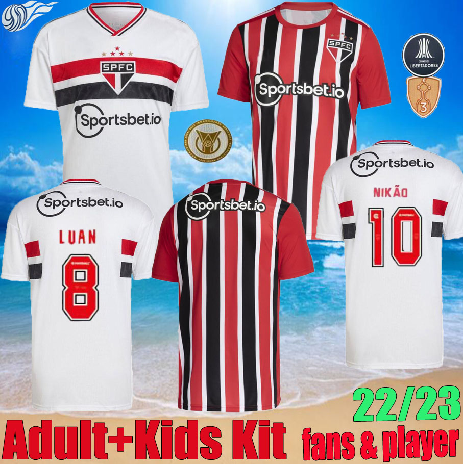 2022 2023 Sao Paulo Soccer Jerseys Luciano Calleri NIKÃO GABRIEL LUAN Marquinhos G.SARA Igor Gomes 23 camisetas de fútbol Patrick home away football shirt
2022 2023 Sao Paulo Soccer Jerseys Luciano Calleri NIKÃO GABRIEL LUAN Marquinhos G.SARA Igor Gomes 23 camisetas de fútbol Patrick home away football shirt