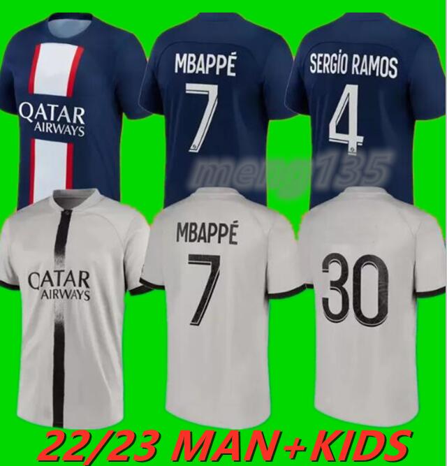 22/23 PSGs MBAPPE soccer jersey 2022 PLAYER #30 SERGIO RAMOS MARQUINHOS VERRATTI KIMPEMBE Maillots de football shirt GANA DI MARIA DRAXLER kids kit uniforms
22/23 PSGs MBAPPE soccer jersey 2022 PLAYER #30 SERGIO RAMOS MARQUINHOS VERRATTI KIMPEMBE Maillots de football shirt GANA DI MARIA DRAXLER kids kit uniforms