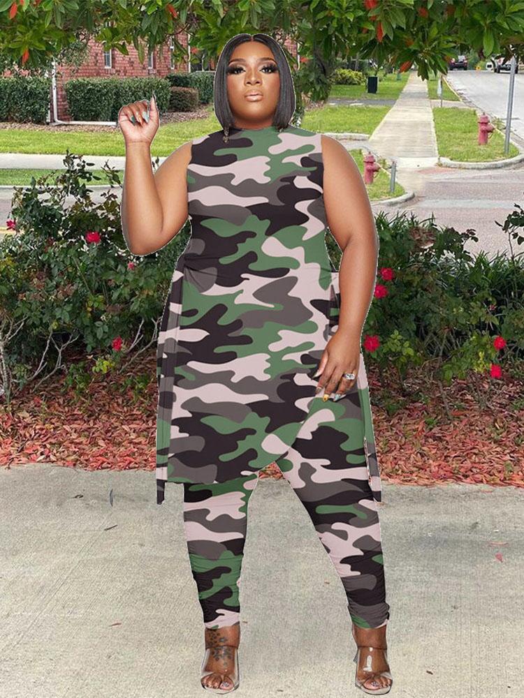 Women's Plus Size Tracksuits Women Tracksuit 5xl Outfits Streetwear Tshirt And Pants Camouflage Large Sizes Two Piece Sets Wholesale Drop, Blue
Women's Plus Size Tracksuits Women Tracksuit 5xl Outfits Streetwear Tshirt And Pants Camouflage Large Sizes Two Piece Sets Wholesale Drop, Blue