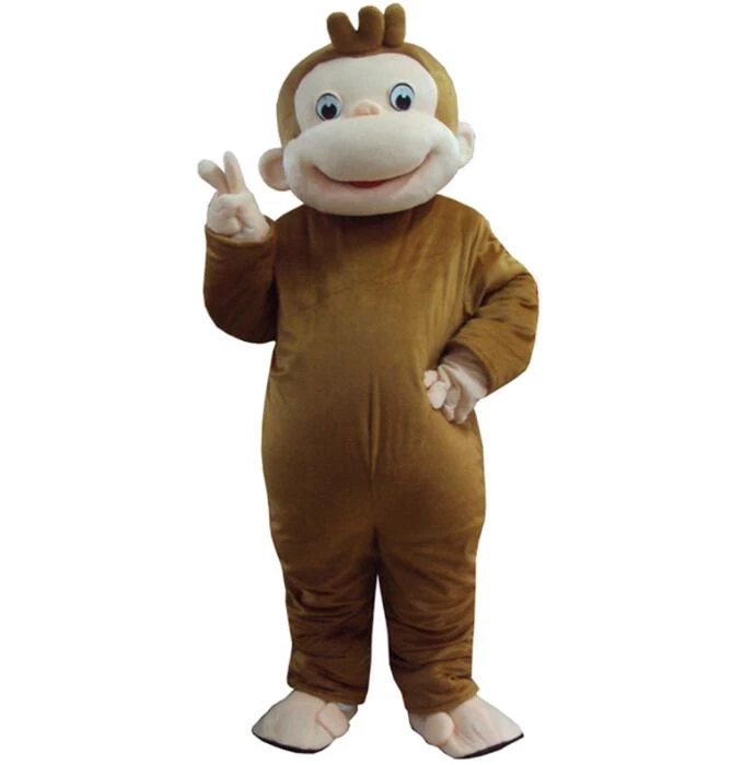 Monkey Mascot Costumes Cartoon Costume Outdoor Character Caillou Mascotter Carnival Advertising Event, As show
Monkey Mascot Costumes Cartoon Costume Outdoor Character Caillou Mascotter Carnival Advertising Event, As show