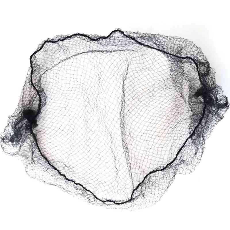 NXY Temporary Tattoo 20pcs Disposable 5mm Nylon Hairnet Nets for Wigs Weave Invisible Soft Lines Dancing Bun Styling Tool