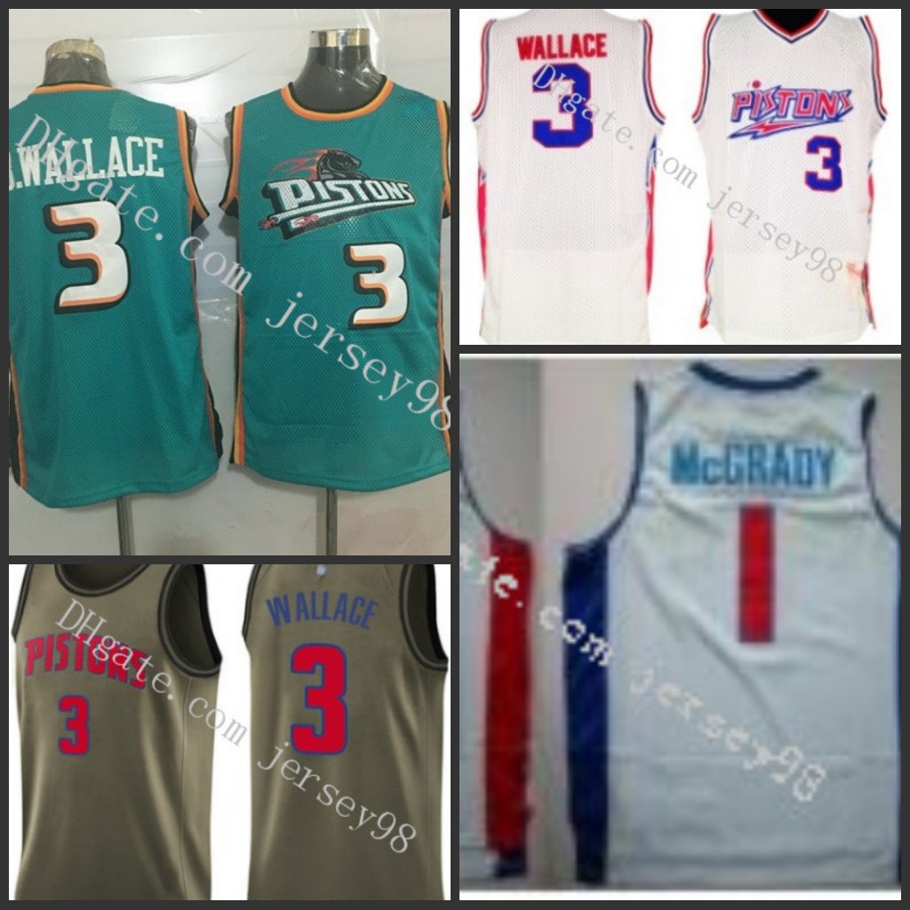Detroit''Pistons''Men 1''Tracy''McGrady #3''Ben''Wallace Basketball''Jersey
Detroit''Pistons''Men 1''Tracy''McGrady #3''Ben''Wallace Basketball''Jersey