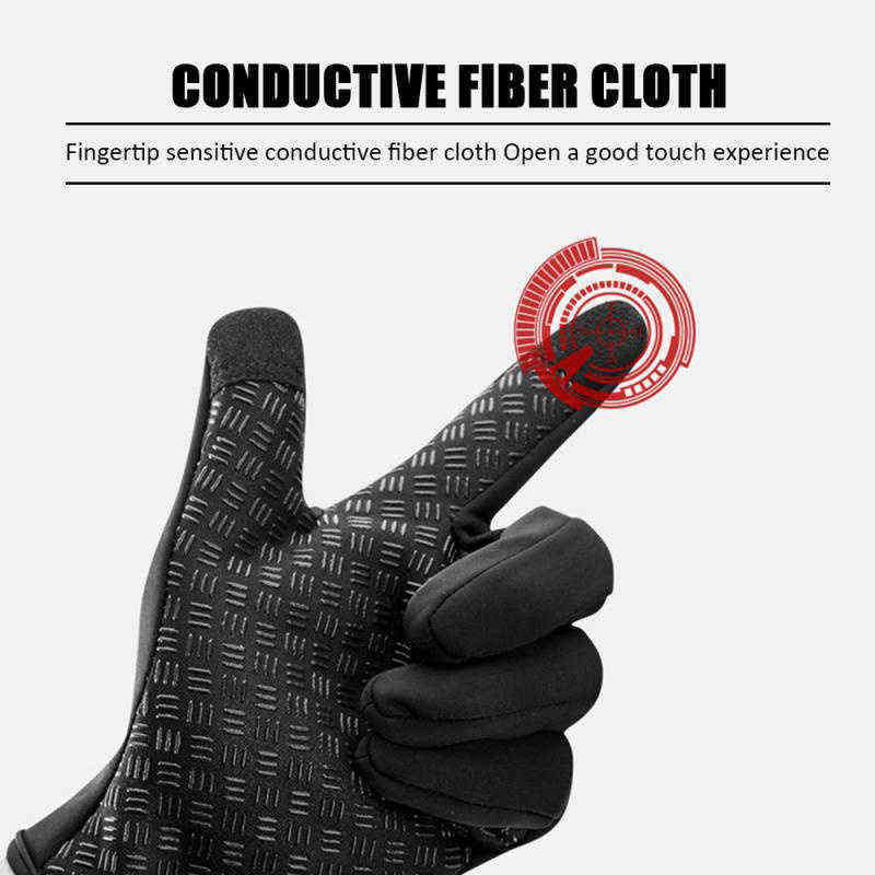 Winter Gloves Mens Touch Screen Waterproof Windproof Skiing Cold Gloves Women039s Warm Fashion Ourdoor Sports Riding Zipper Glo T220815