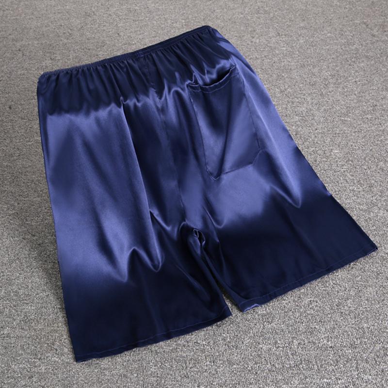 Men's Sleepwear Silk Satin Pajamas Shorts Men Elastic Waist Nightwear Pocket Pants Sleep Bottoms Men's Artificial Home A50Men's, Black
Men's Sleepwear Silk Satin Pajamas Shorts Men Elastic Waist Nightwear Pocket Pants Sleep Bottoms Men's Artificial Home A50Men's, Black