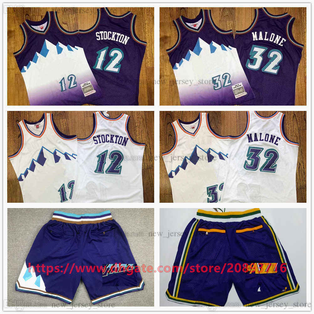 Mitchell and Ness Authentic Embroidery Basketball Karl 32 Malone Jerseys Retro Purple 1996-97 John 12 Stockton Jersey White Breathable Sport High Quality, Justdon
Mitchell and Ness Authentic Embroidery Basketball Karl 32 Malone Jerseys Retro Purple 1996-97 John 12 Stockton Jersey White Breathable Sport High Quality, Justdon