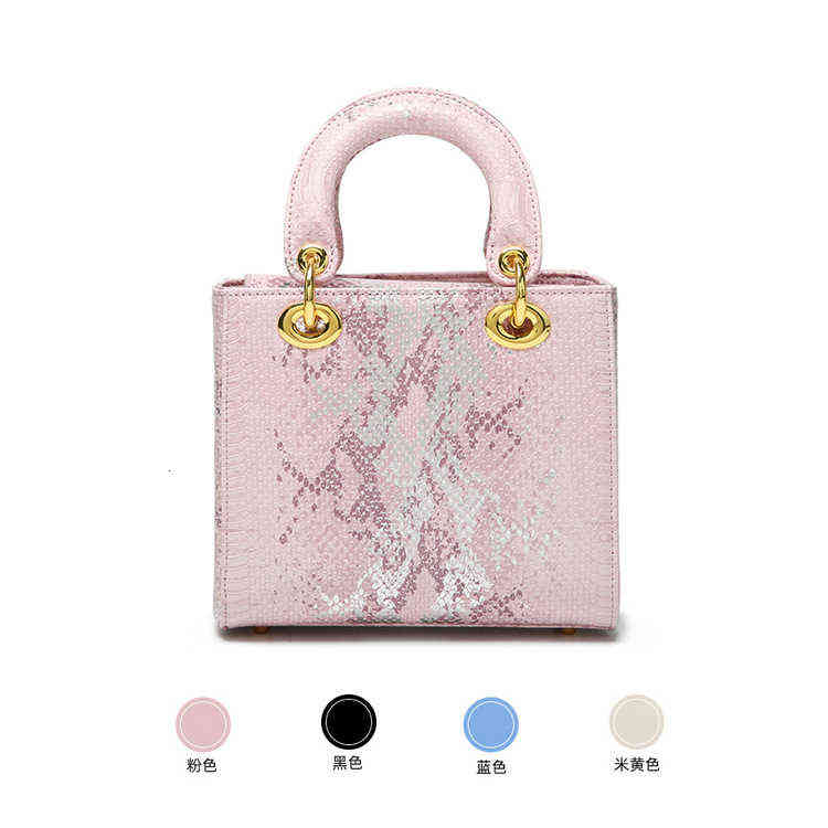 Snake Pattern Princ Dai Bag Fashion Handbag One Shoulder Menger Pu High-grade Women's, Blue
Snake Pattern Princ Dai Bag Fashion Handbag One Shoulder Menger Pu High-grade Women's, Blue