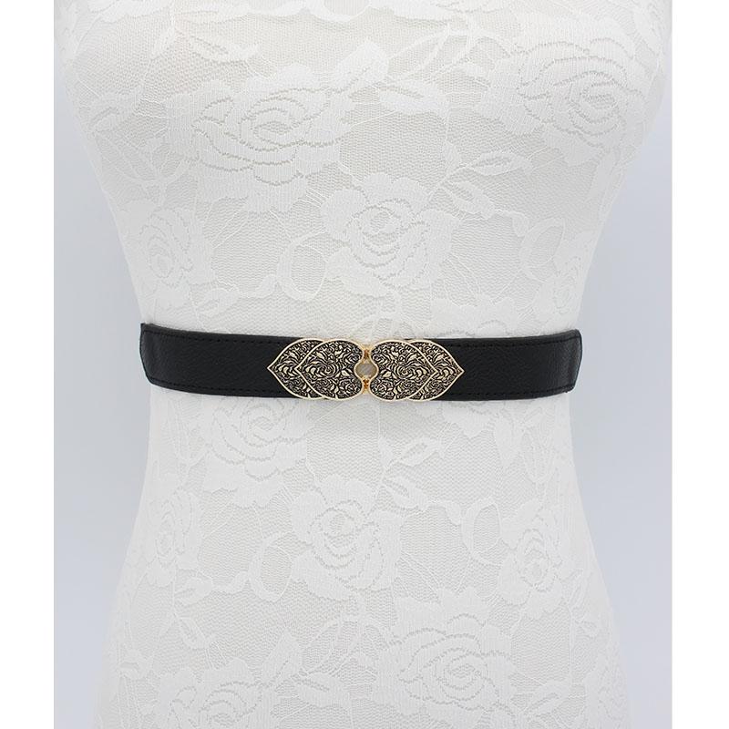 Belts Fashion Vintage Buckle For Women Wedding Stretch Carved Design Waistbands Elastic Thin Cummerbunds Dress Black Party, Black;brown
Belts Fashion Vintage Buckle For Women Wedding Stretch Carved Design Waistbands Elastic Thin Cummerbunds Dress Black Party, Black;brown