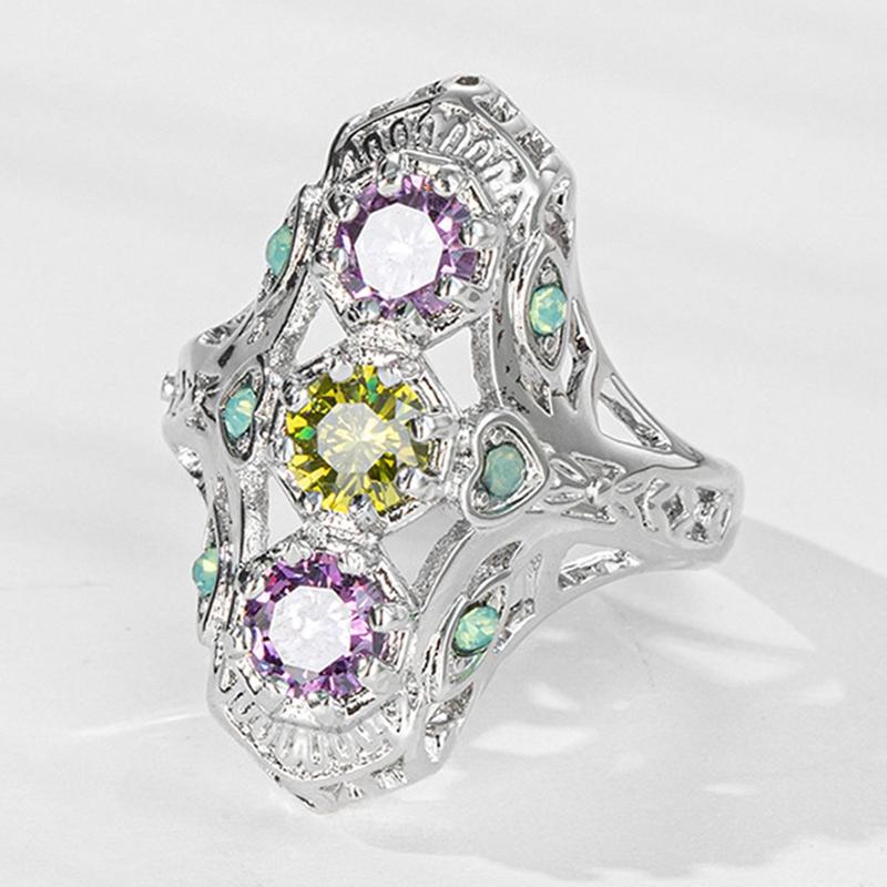 Wedding Rings Vintage Three-stone Theme Cocktail Party For Women Charming Banquet Jewelry Female Accessories Luxury Promise RingsWedding
Wedding Rings Vintage Three-stone Theme Cocktail Party For Women Charming Banquet Jewelry Female Accessories Luxury Promise RingsWedding