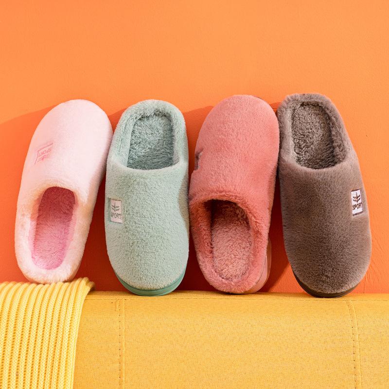 Slippers Women Shoes Winter Plush Cotton Indoor Couples Non-Slip Slipper Soft-Soled Zapatillas De Casa, B gray
Slippers Women Shoes Winter Plush Cotton Indoor Couples Non-Slip Slipper Soft-Soled Zapatillas De Casa, B gray