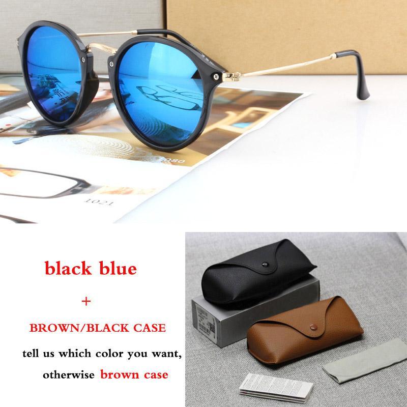 Sunglasses Wholesale-Brand Designer 2447 Round For Male And Female Retro Sports Sun Men Uv400 Lenses With Brown Box